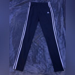 Black adidas joggers